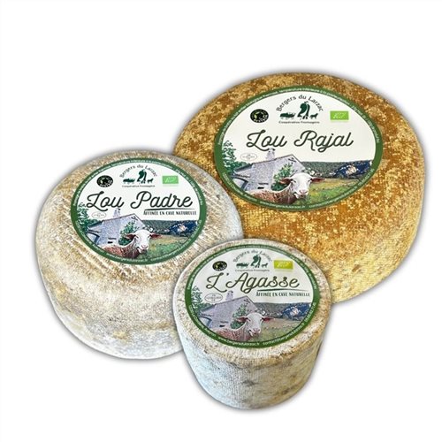 Nos pâtes pressées mi-cuites, fromage tomme de brebis bio, Lou Festaïre, l'Agasse des Bergers du Larzac, Fabriqué en Aveyron