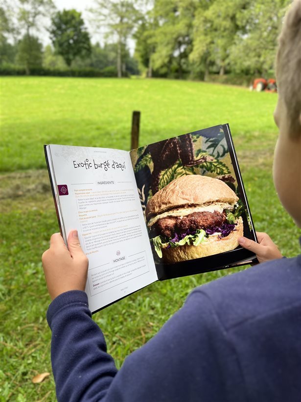 Un livre aveyronnais, pour un Burger maison local !