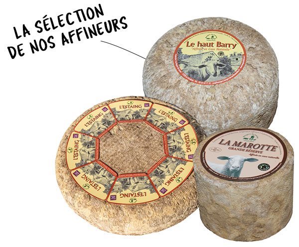 L'Estaing, La Marotte et Le Haut Barry, fromage tomme des Bergers du Larzac, fromages affinés, cave naturelle
